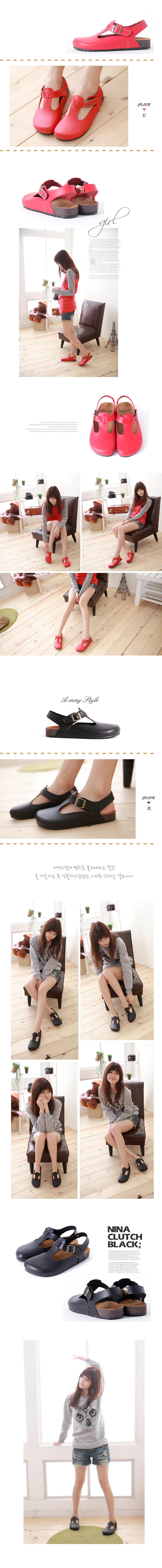 MIT簡約純色鏤空休閒涼鞋